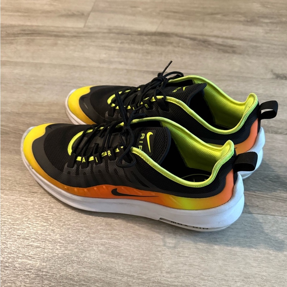 Nike Air Max Black and Yellow Sneakers